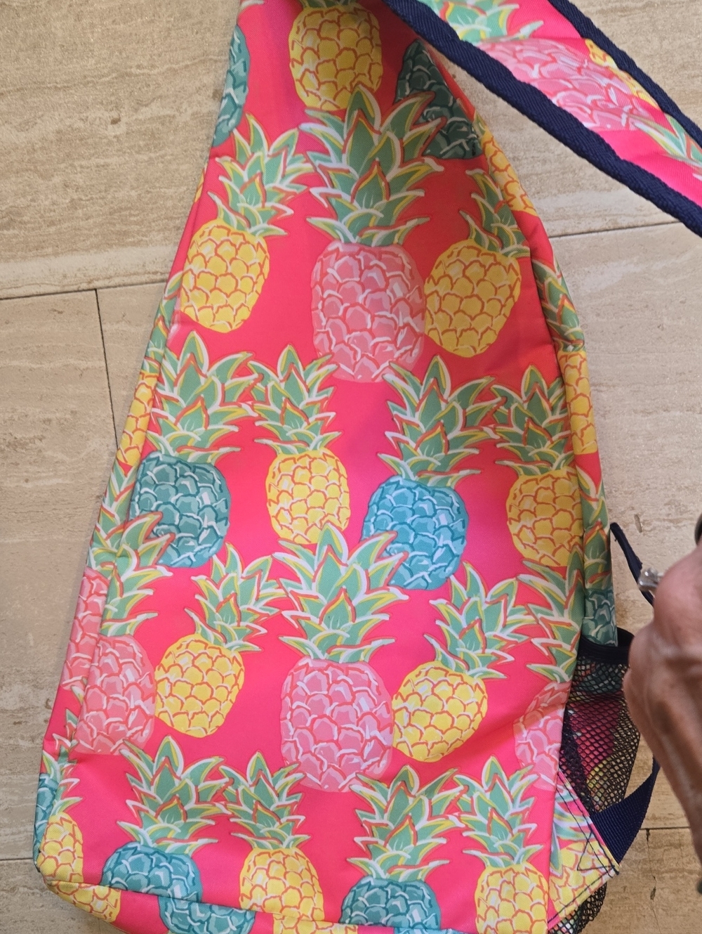 Simply Southern Pink Pineapple Sling Bag - Picture 5 of 9